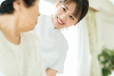 身体介護の様子